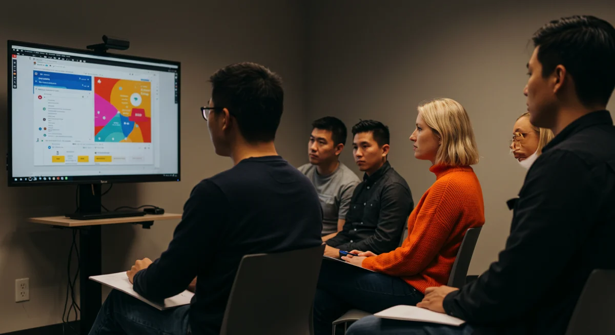 Demonstration of a new digital system to a small pilot group